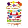 LEAN TOYS Jewelry Making Set in a Case - 1000 Pieces Beads, Pendants, Letters
