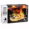 LEAN TOYS Interactive Manual Arcade Track with Dinosaurs 8 Challenges Vehicles