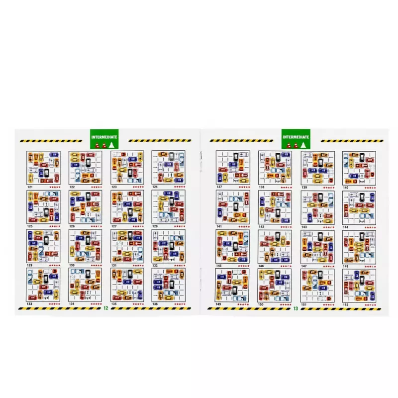 LEAN TOYS Magnetic Puzzle Game Magnetic Cars 15 Vehicles 60 Cards Board