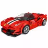 LEAN TOYS Construction Bricks Sports Car Racing Display Case Red 364 pcs.