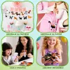LEAN TOYS Creative Kit Stuffed Animals for Sewing Felt DIY Forest Animals 6 pcs.