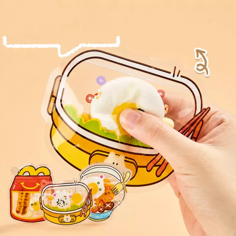 LEAN TOYS Creative Arts and Crafts Kit: DIY Squishy Decorative Breakfast Food