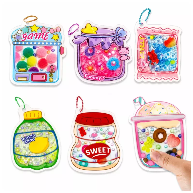 LEAN TOYS Creative Kit for Creating Decorative Jelly Slime DIY Slime Accessories