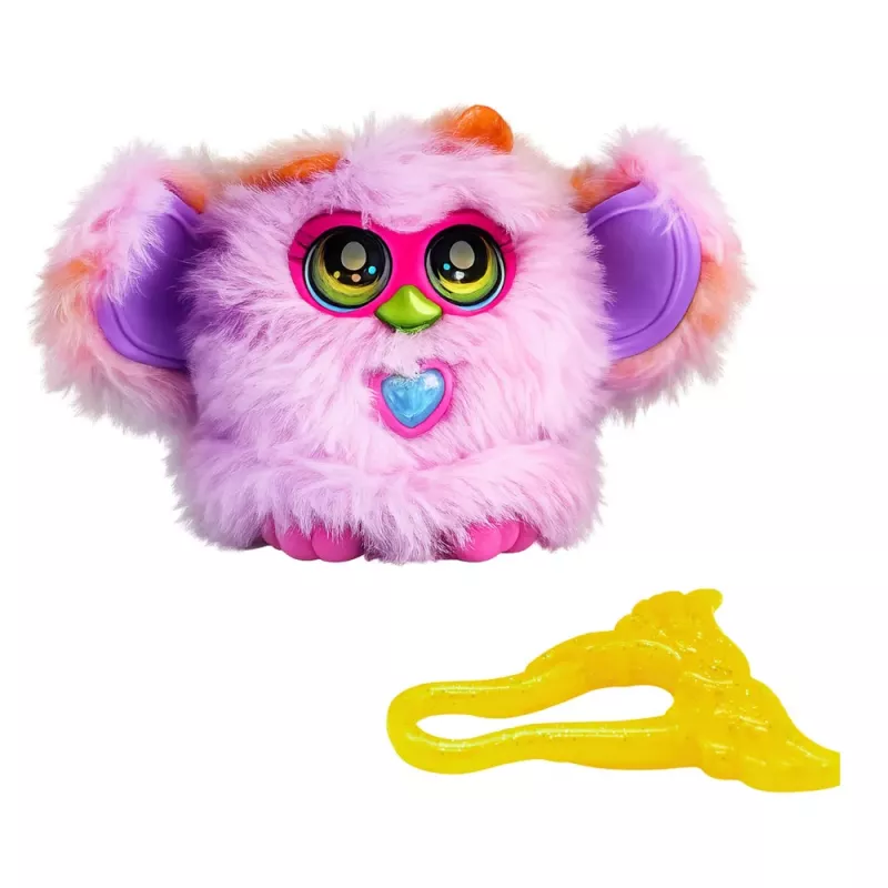 LEAN TOYS Genie Pets Interactive Creature Lights Sound Pendant Purple