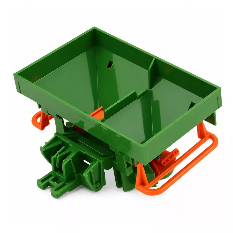 LEAN TOYS Agricultural Set Tractor with Bale Grabber Agricultural Trailer Hay 1:24