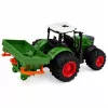 LEAN TOYS Agricultural Farm Tractor with Seeder Rubber Wheels 1:24 Scale Toy Vehicle