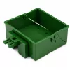 LEAN TOYS Agricultural Farm Tractor With Fertilizer Spreader Rubber Wheels Green 1:24