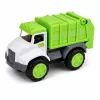 LEAN TOYS Tow Truck Garbage Truck Vehicle Set Lights Sounds Green