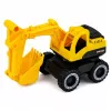 LEAN TOYS Construction Vehicle Set Excavator Dumper Moving Lights Sounds Yellow