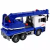 LEAN TOYS Construction Crane Truck with Adjustable Lights and Sounds - Blue