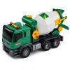 LEAN TOYS Concrete Mixer Truck With Rotating Drum Lights Sounds Green