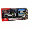 LEAN TOYS Police Off-road Vehicle Horse Trailer Lights Sounds Set