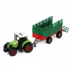 LEAN TOYS Farm Set with Tractor, Windmill, Stable, Trailer and Animal Figures, 45 Pieces