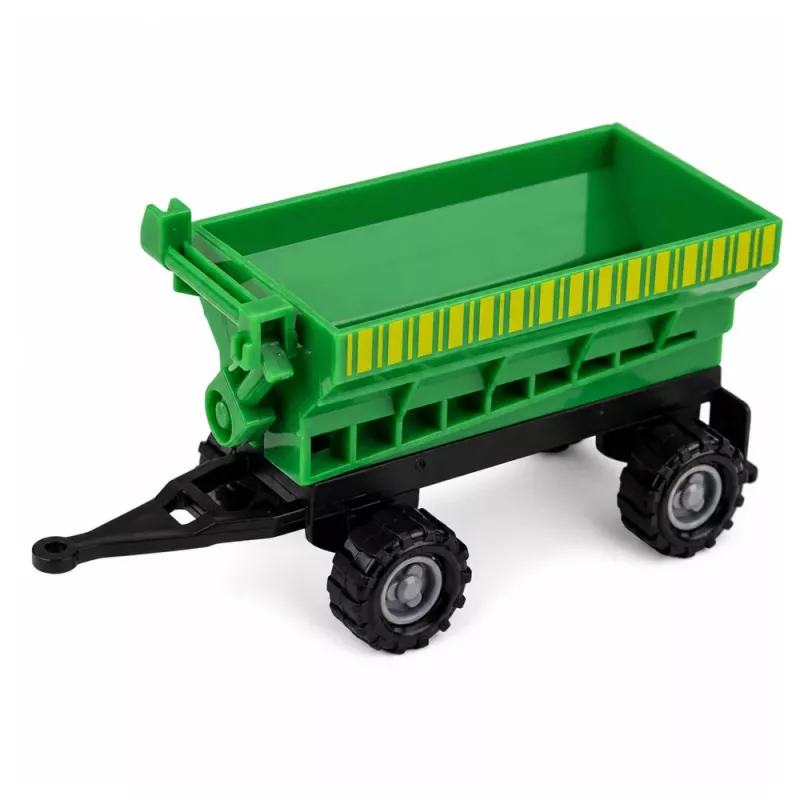 LEAN TOYS Set of Agricultural Vehicles Tractor Forage Harvester Tanker Spreader 1:68 4 pcs.