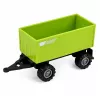 LEAN TOYS Set of Agricultural Vehicles Tractor Forage Harvester Timber Trailer 1:68 4 pcs.