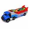 LEAN TOYS Truck with Ramp Transporter Launcher Car Springs Drive 1:55