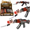 LEAN TOYS AK47 Rifle Battery Operated Weapon Prop Knife Smoke Effect Lights Sounds