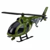 LEAN TOYS Military Helicopter with Hook Lights Sounds Green