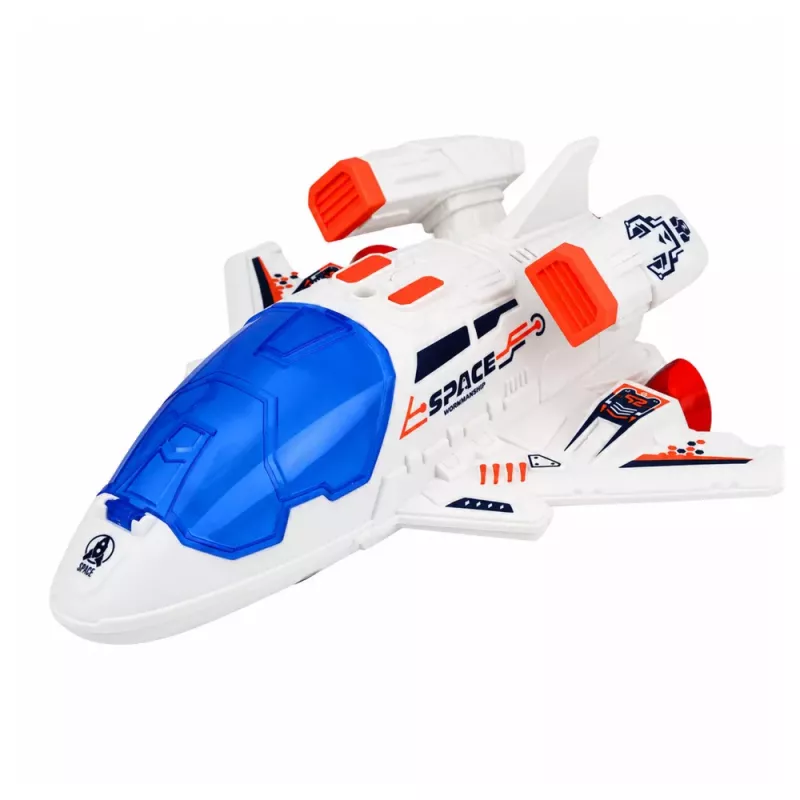 LEAN TOYS Space Ship Satellite Capsule Communication Antenna Astronaut Set