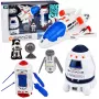LEAN TOYS Space Ship Satellite Capsule Communication Antenna Astronaut Set