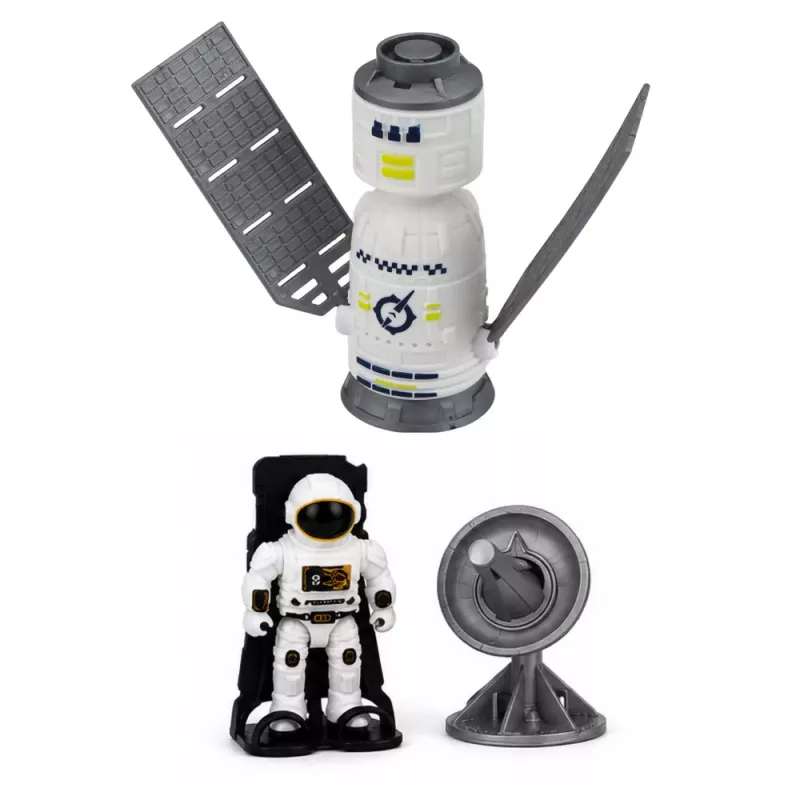 LEAN TOYS Space Shuttle Rocket Research Vehicle Cosmonaut Satellite Set