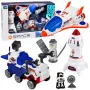 LEAN TOYS Space Shuttle Rocket Research Vehicle Cosmonaut Satellite Set