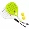 LEAN TOYS Beach and Garden Tennis Sports Set with Rackets and Foam Balls