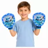 LEAN TOYS Arcade Game for Throwing, Catching, Paddle, Glowing Balls, LED Shark