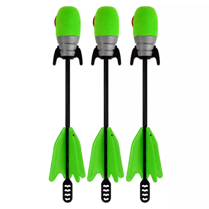 LEAN TOYS Sports Arcade Set Slingshot with Whistling Foam Arrows 15M
