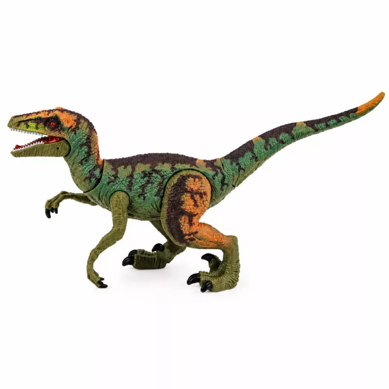 LEAN TOYS Velociraptor Dinosaur Figure Realistic Movable Limbs Sounds