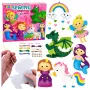 LEAN TOYS Creative Set of Felt Sewing Plush Toys Fairytale Land DIY 6 pcs.