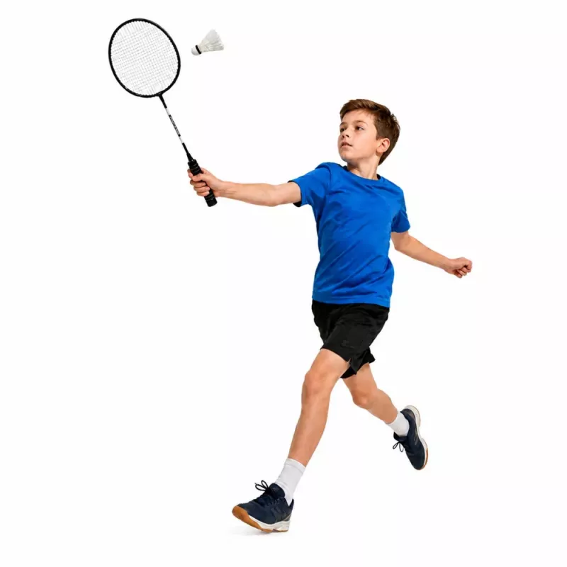 LEAN TOYS Badminton Set Rackets Shuttlecock Cover Black