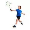 LEAN TOYS Badminton Set with 2 Rackets, 3 Shuttlecocks, and Cover, Green