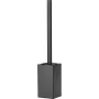 DEANTE Freestanding Toilet Brush Set with Holder – Black, Polyresin, Stainless Steel, Replaceable Brush Head