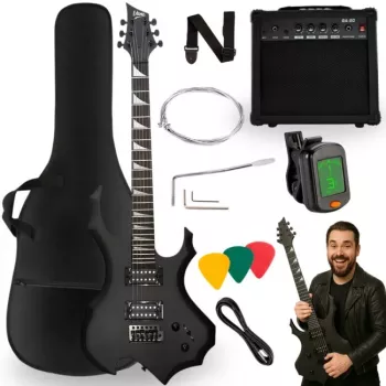 V-TONE EGS 39 MBK Electric Guitar 4/4 Black Matte