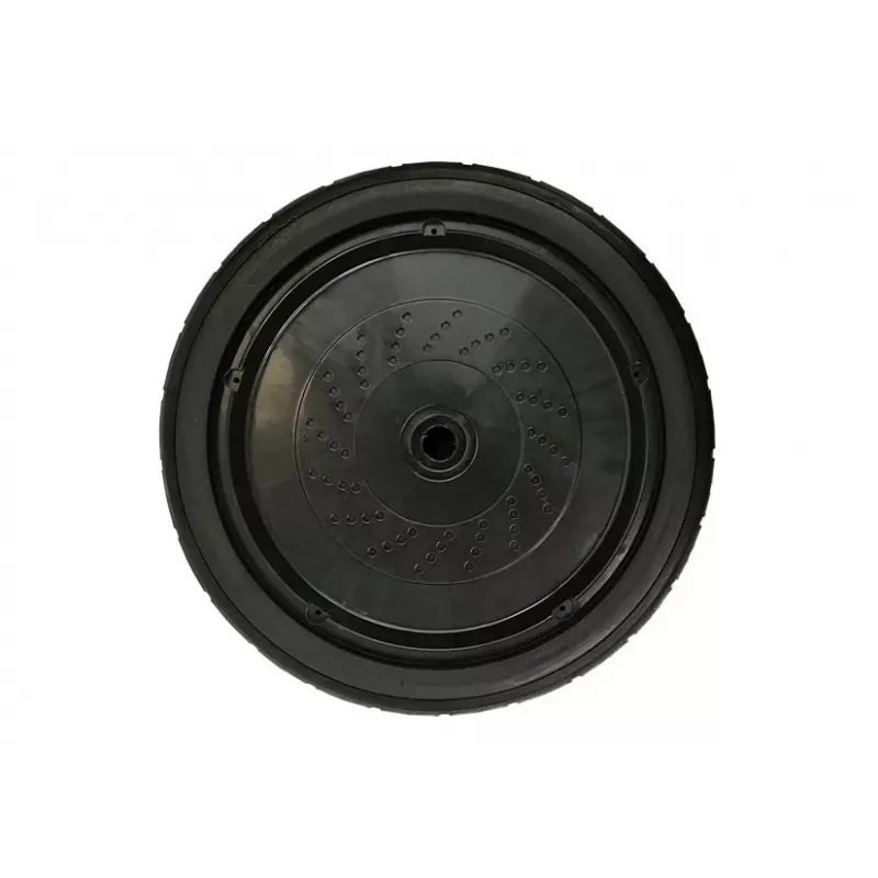 LEAN CARS Wheel for JJ2168 Electric Ride-On Car - Replacement Drive Wheel with Rubber Tread, Black