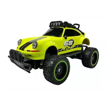 LEAN TOYS Remote Controlled Car Off-Road R/C Beetle Green 2.4G