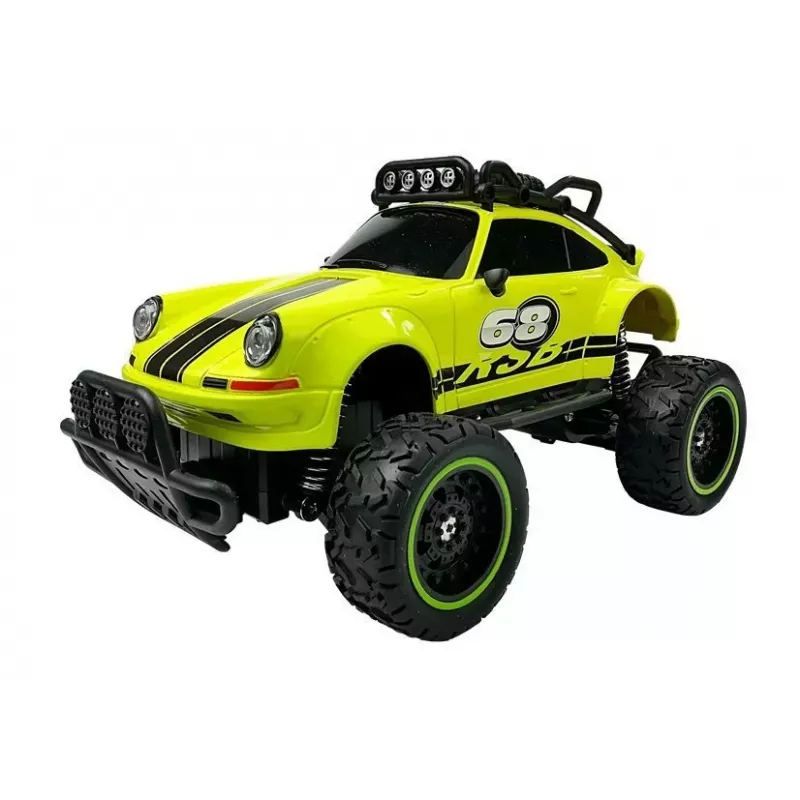 LEAN TOYS Remote Controlled Car Off-Road R/C Beetle Green 2.4G