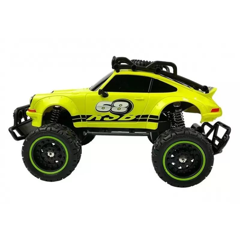LEAN TOYS Remote Controlled Car Off-Road R/C Beetle Green 2.4G