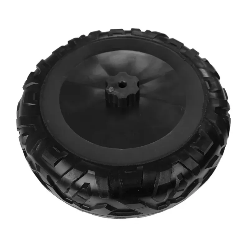 LEAN CARS Replacement Wheel for Mercedes Unimog Electric Ride-On Car - Black, 320mm