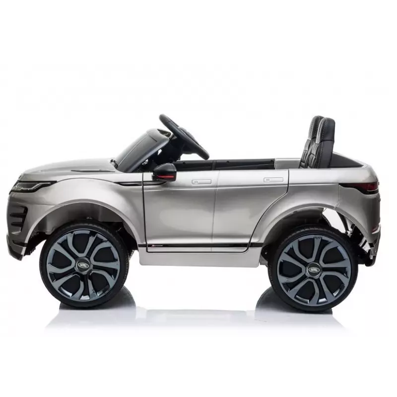 LEAN CARS Range Rover Evoque Electric Ride-On Car Silver Painted