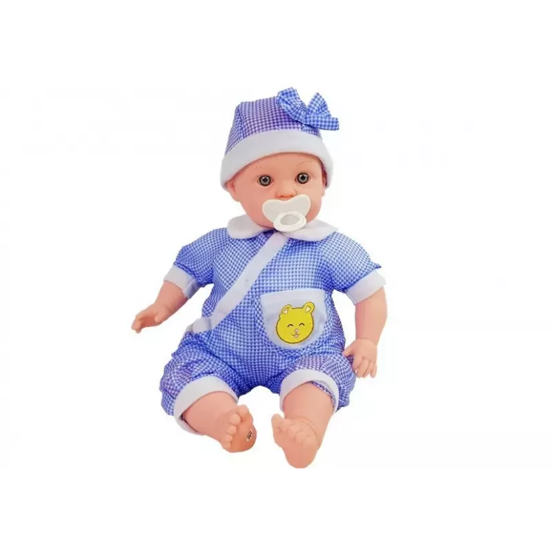 LEAN TOYS Doll Baby 45 cm Blue Clothing