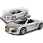 LEAN TOYS Toy Car Cabriolet Silver 1:18