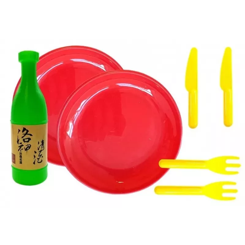 LEAN TOYS Children's Sushi Set with Cutlery - 27 Pieces Wooden Pretend Play Food