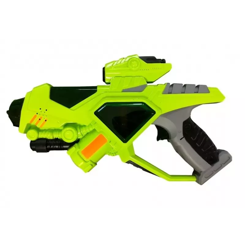 LEAN TOYS Space Weapons Laser Pistol Light Saber Mask Green