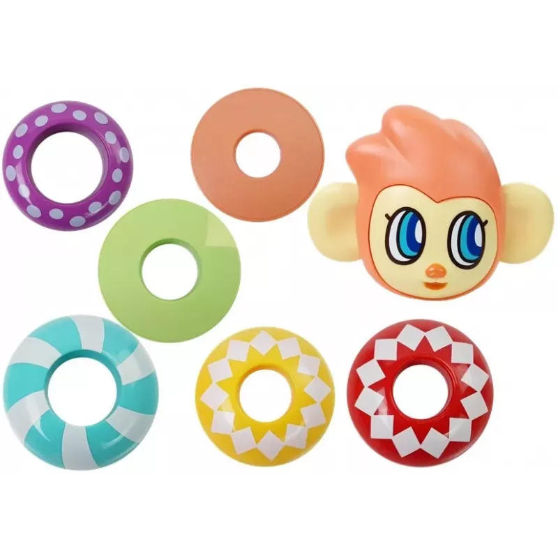 LEAN TOYS Educational Monkey Pyramid with Sounds, Learning Numbers