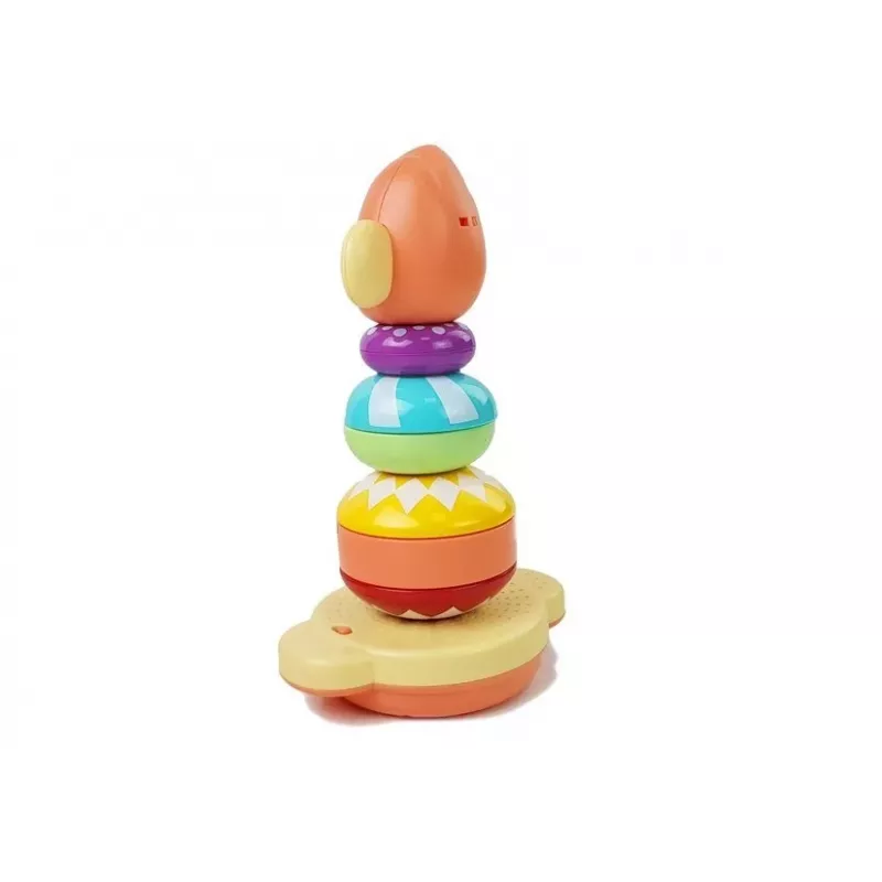 LEAN TOYS Educational Monkey Pyramid with Sounds, Learning Numbers