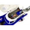 LEAN TOYS Police Transport Boat with Cars, Sounds and Lights