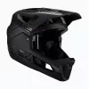 LEATT MTB Enduro 4.0 V23 Bicycle Helmet with Removable Chin Bar, Size L, Black