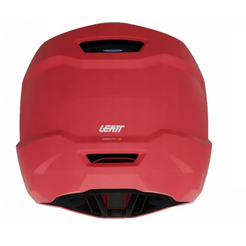 LEATT MTB Gravity 1.0 V24 Full-Face Cycling Helmet, Size M, Red